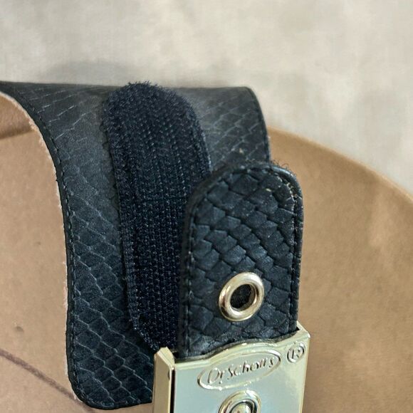 Dr Scholl’s Slide Sandals Women's Size 9 Originalist Black Snake Sunset Design - Picture 9 of 12